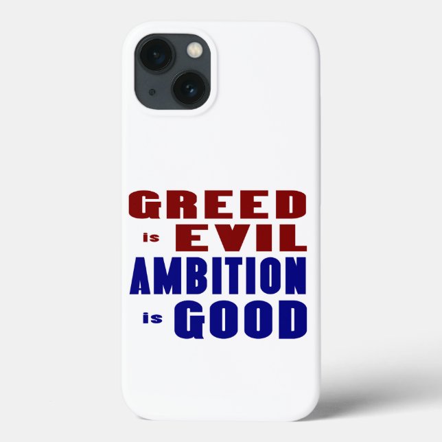 Coques Case-Mate iPhone Greed and Ambition (Verso)