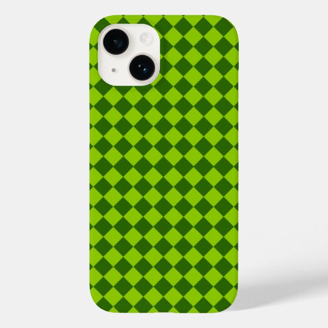Coques Case-Mate iPhone Green Combination Diamond Motif par STaylor (Verso)