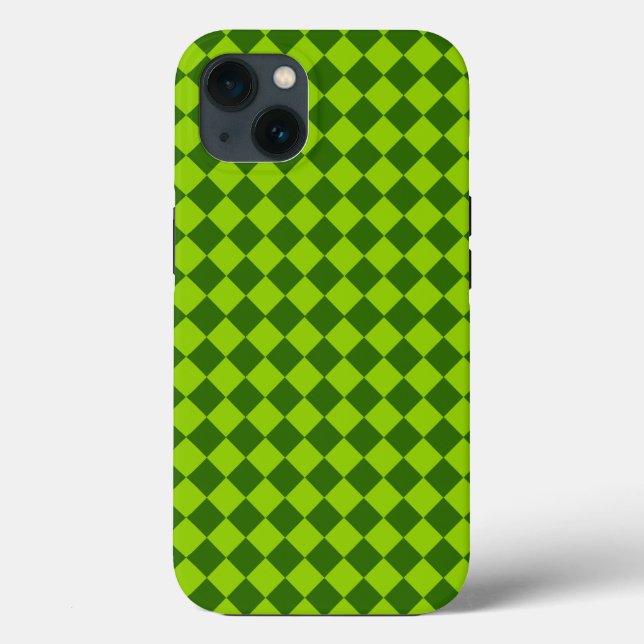 Coques Case-Mate iPhone Green Combination Diamond Motif par STaylor (Verso)
