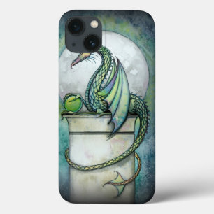 Coques Pour iPhone Green Dragon Fairy Imaginaire Art Artwork Fairies