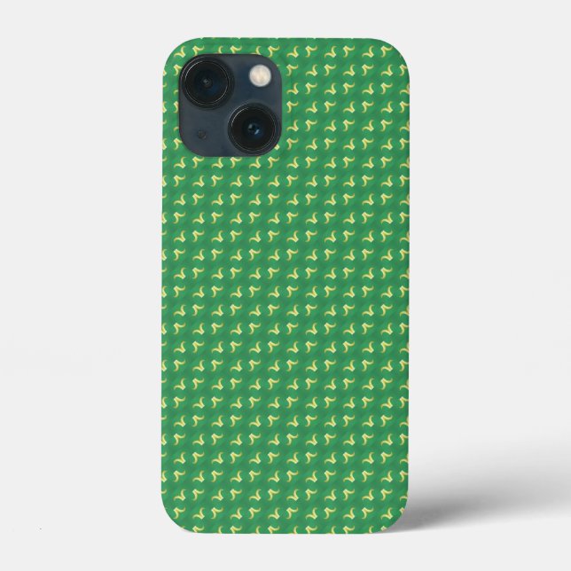 Coques Case-Mate iPhone Green floral (Verso)