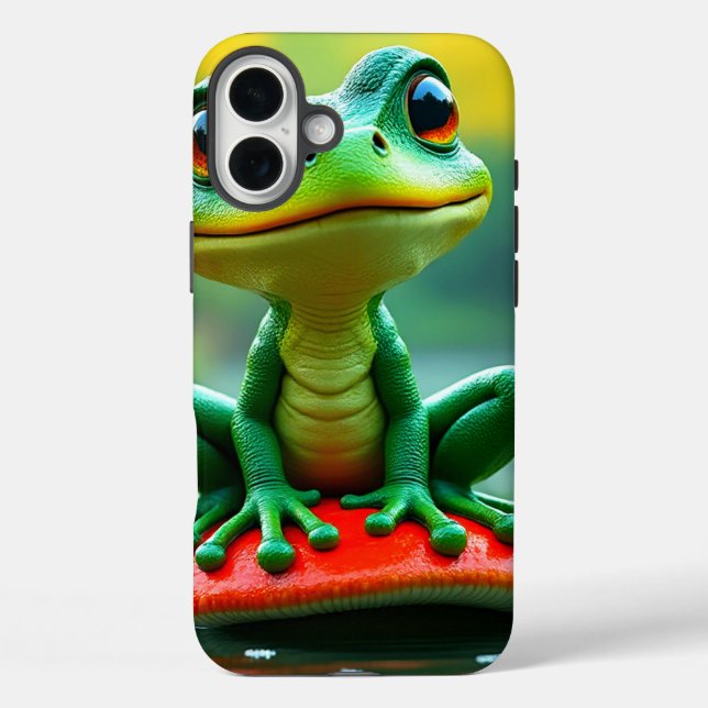 Coques Case-Mate iPhone Green Frog Phone Case (Verso)