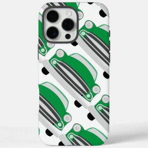 Coque iPhone 16 Pro Max Green Mean Retro Voiture Boy's Birthday