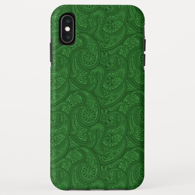 Coques Case-Mate iPhone Green Paisley (Dos)