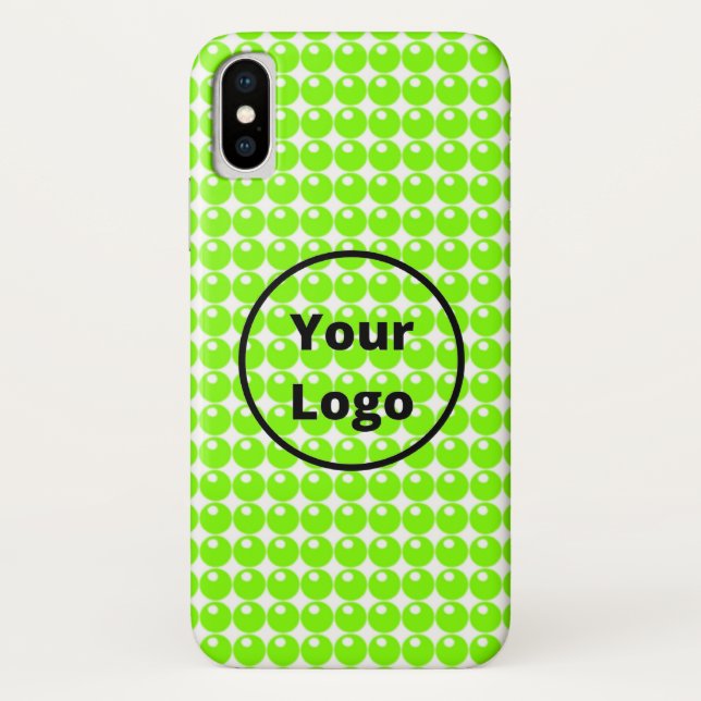 Coques Case-Mate iPhone Green sphere circles white (Dos)