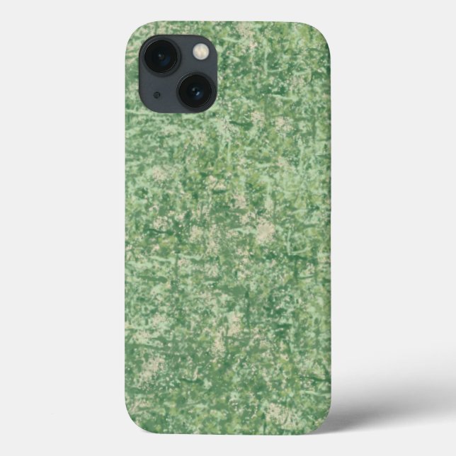 Coques Case-Mate iPhone Green Textured Arrière - plan par Shirley Taylor (Verso)