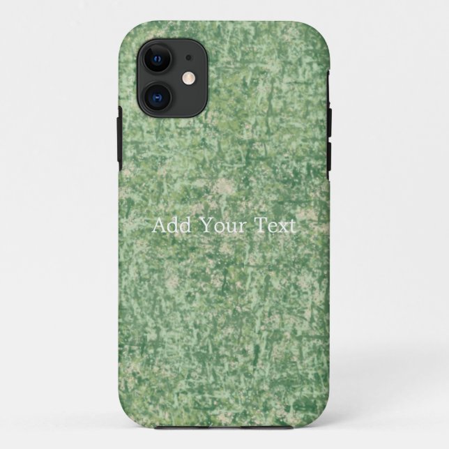 Coques Case-Mate iPhone Green Textured Arrière - plan par Shirley Taylor (Dos)