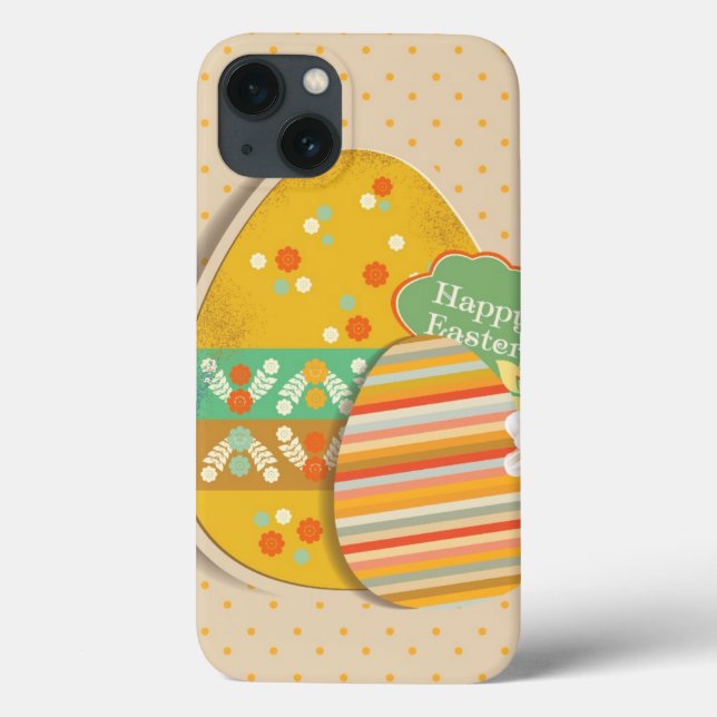 Coques Case-Mate iPhone Greeting card with Easter egg symbol (Verso)