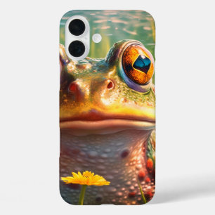 Coque Pour iPhone 16 Plus Grenouille Artsy