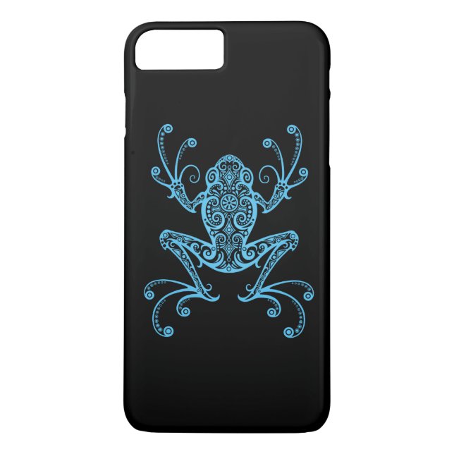 Coques Case-Mate iPhone Grenouille d'arbre bleue complexe (Dos)