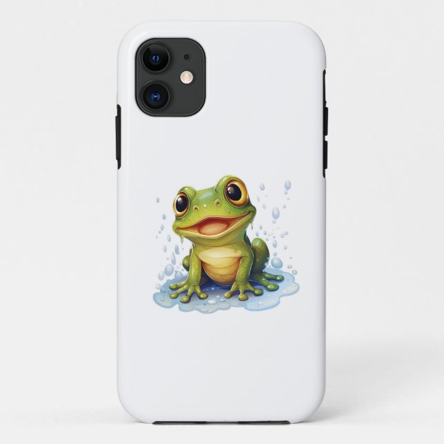 Coques Case-Mate iPhone Grenouille drôle (Dos)