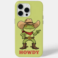 Grenouille Western Yeehaw Howdy Frog Mème Drôle de