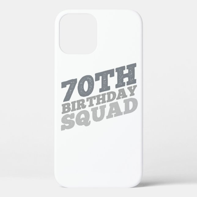 Coques Case-Mate iPhone Grey Distressed 70e anniversaire (Verso)