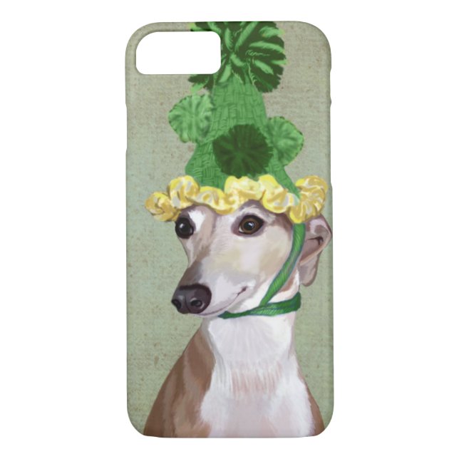Coques Case-Mate iPhone Greyhound en Casquette vert (Dos)