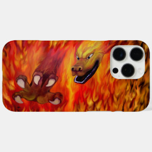 Coque iPhone 16 Pro Max Griffe de dragon rouge