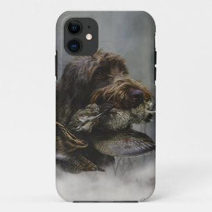 Case-Mate iPhone Case Griffon à poil dur, chasse à la bécasse