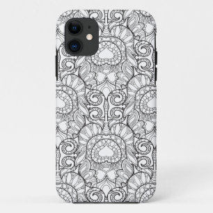 Etui iPhone Case-Mate Griffonnage de motif de plume de paon