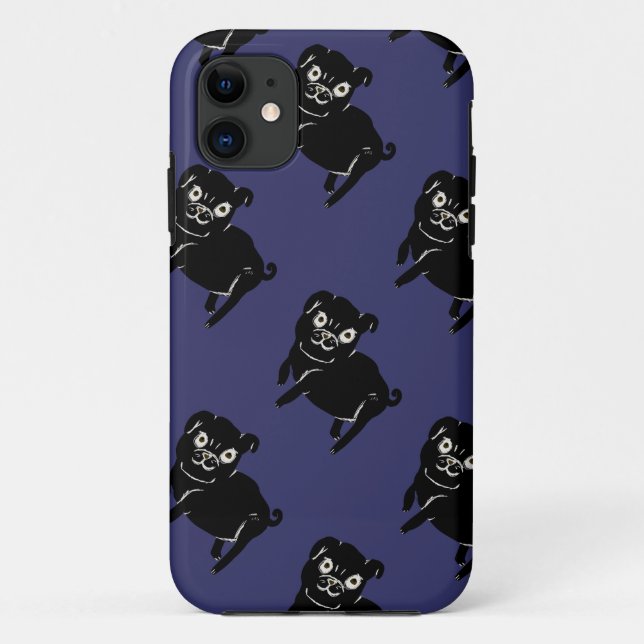 Coques Case-Mate iPhone Griffonnage de Puggy (Dos)
