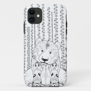 Case-Mate iPhone Case Griffonnage en bambou de panda