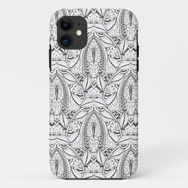 Coques Case-Mate iPhone Griffonnage tribal abstrait (Dos)