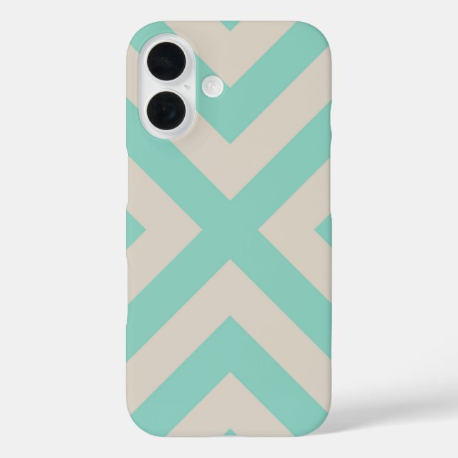 Coques Case-Mate iPhone Grille Chevron moderne (Verso)