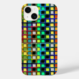 Coque Case-Mate iPhone Grille colorée Carrelée par Shirley Taylor