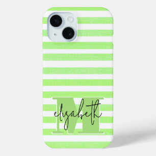 Coque Case-Mate iPhone Grille de chaux Monogramme