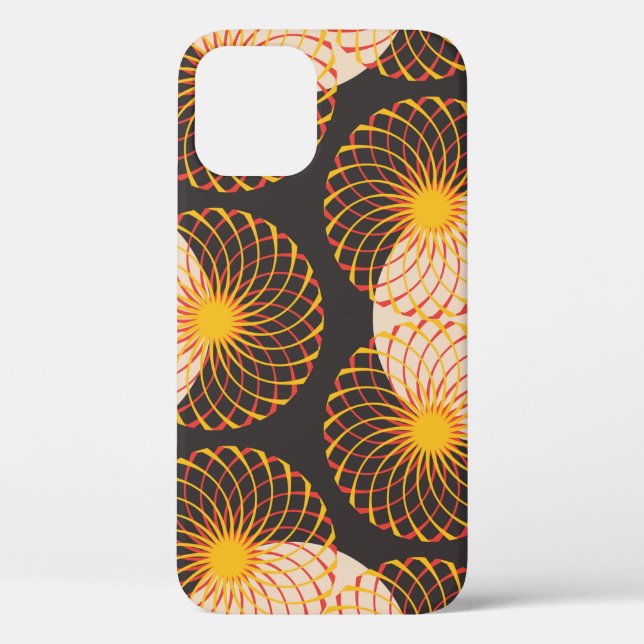 Coques Case-Mate iPhone grille de tracteur floral graphique sans couture m (Verso)