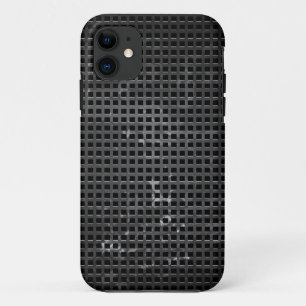Coque iPhone 11 Grille en polymère renforcé de fibre de carbone