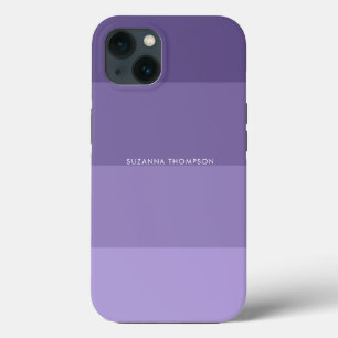 Case-Mate iPhone Case Grille horizontale moderne Pastel violet