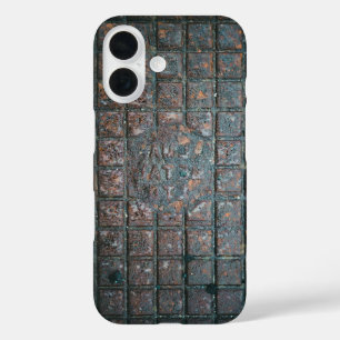 Coque Pour iPhone 16 Grille métallique patinée