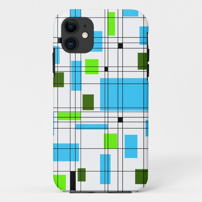 Coques Case-Mate iPhone Grille milieu du siècle (Dos)
