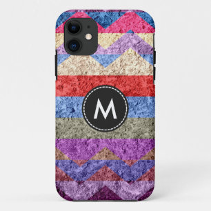 Coque Case-Mate Pour iPhone Grilles colorées Chevron Vintage #5