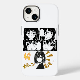 Coque Case-Mate iPhone Grilles d'Anime émotionnelles. Aucun groupe