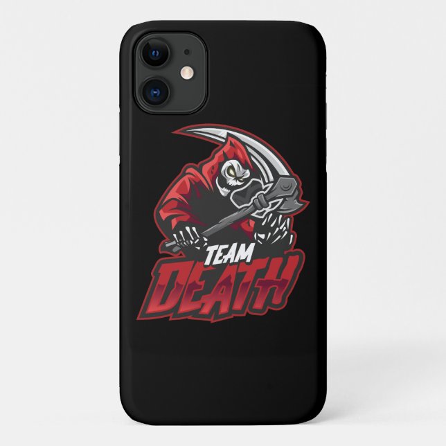 Coques Case-Mate iPhone Grim rouge (Dos)