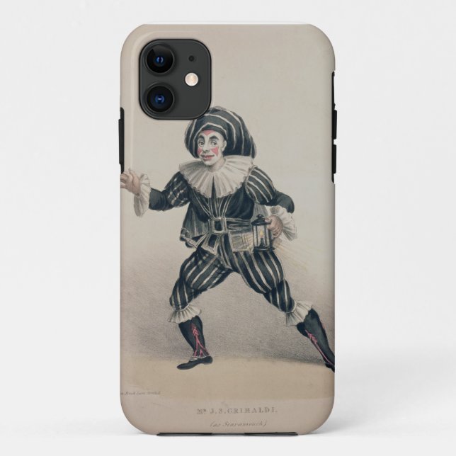 Coques Case-Mate iPhone Grimaldi comme Scaramouche, du dell'Ar de Commedia (Dos)