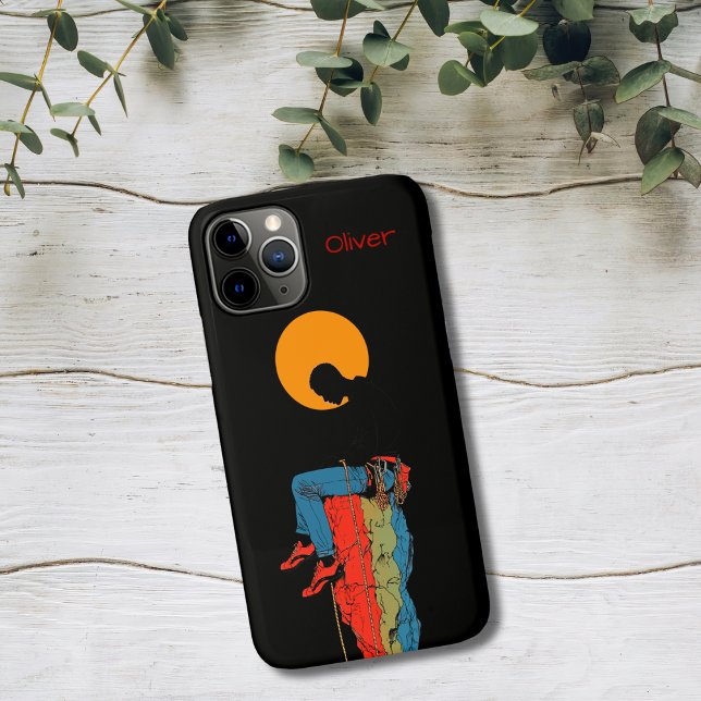 Coques Case-Mate iPhone Grimpeur de Lune Silencieux (Créateur téléchargé)