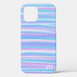 Case-Mate iPhone Case Gris Acryliques Peints Purple Rose Turquoise