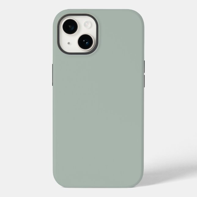 Coques Case-Mate iPhone gris cendré (couleur unie) (Verso)