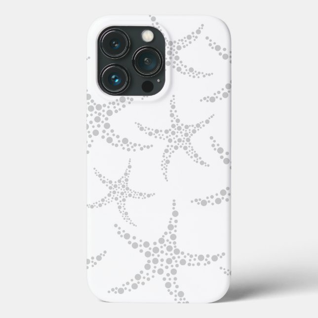 Coques Case-Mate iPhone Gris clair et poisson rouge blanc (Verso)