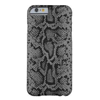 Coque Barely There iPhone 6 Gris de charbon de bois exotique du motif | de