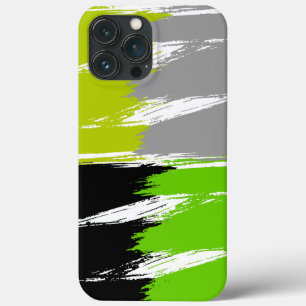 Case-Mate iPhone Case Gris de chaux vert noir blanc pinceau