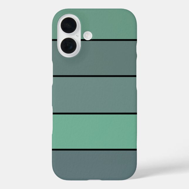 Coques Case-Mate iPhone Gris Et Vert D'Hiver Sur Papier Aquarelle (Verso)