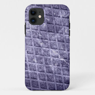 Etui iPhone Case-Mate Gris grunge diamant rouille métal