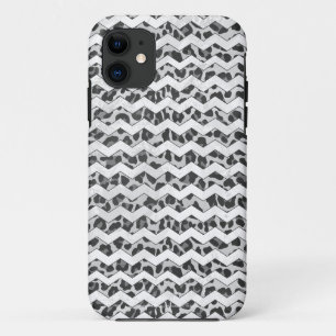 Coque Case-Mate Pour iPhone Gris léopard Chevron et gris clair