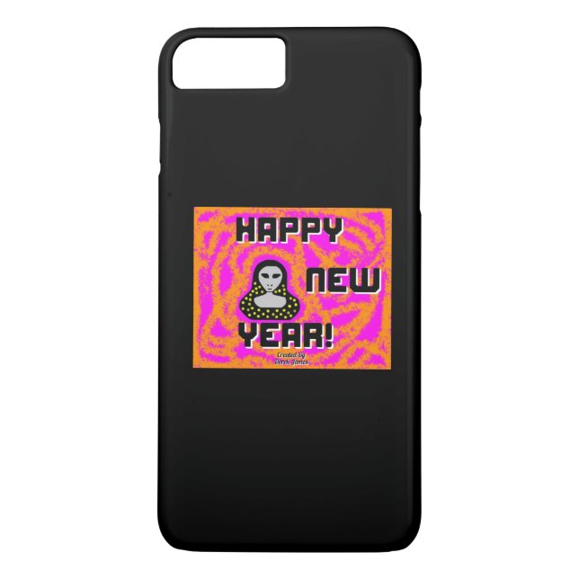 Coques Case-Mate iPhone Gris Nouvel An souhaite Apple iPhone 8/7 Plus Coqu (Dos)