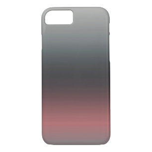Case-Mate iPhone Case Gris, rose, dégradé noir, Ombre.