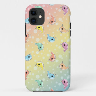 Coque Case-Mate Pour iPhone Gros motif de Narwhal d'arc-en-ciel