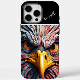 Coque iPhone 16 Pro Max Gros plan de l'aigle majestueux