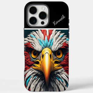 Coque iPhone 16 Pro Max Gros plan de l'aigle majestueux